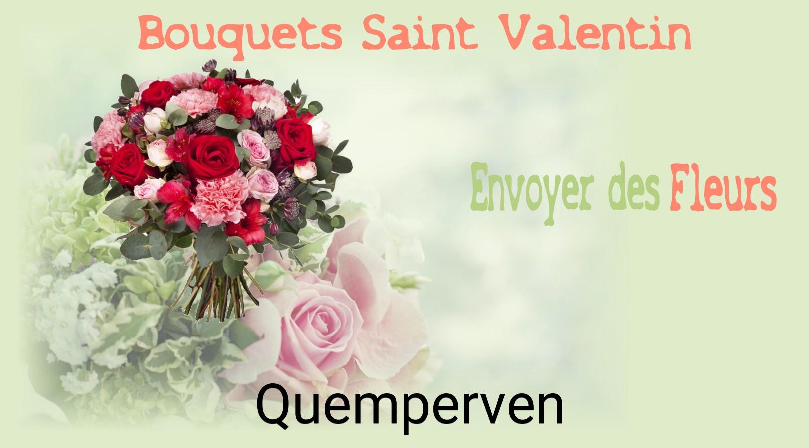 Roses de Saint-Valentin livrées à Quemperven